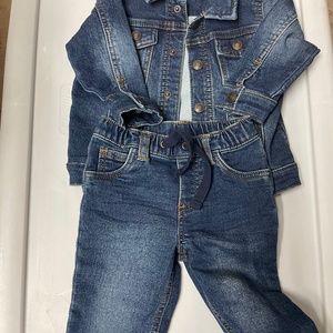 First Impressions Jean jacket and Pants 12mo